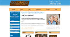 Desktop Screenshot of coloradodiabeticshoes.com